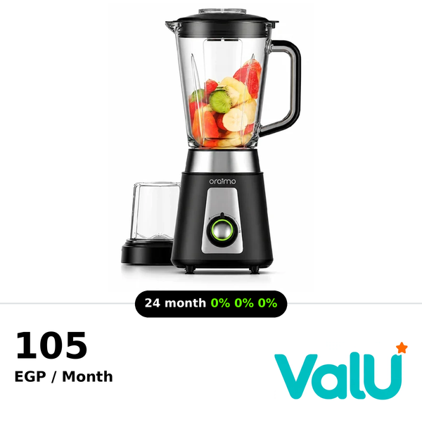Oraimo Smart Blender 1.5L Speeds Control Blender - OH-B1 - Black/Silver