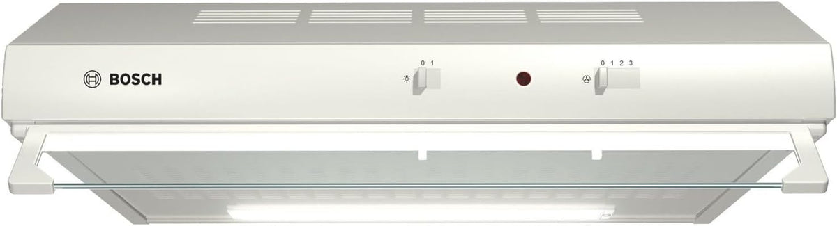 Bosch Series2 Built In Under Cabinet Hood 60CM , 360 m³/h , 3 speeds, Slide Switch Control - DHU662BQ
