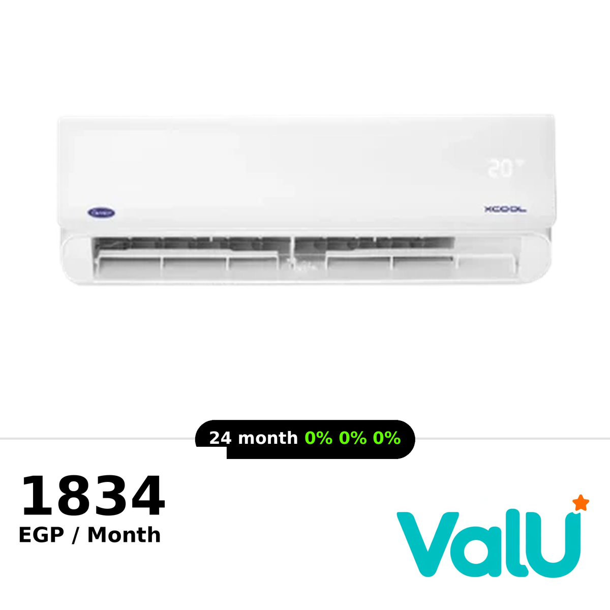 Carrier XCOOL 2.25HP Cool Only Split AC – 53KHEFT18N8-708F