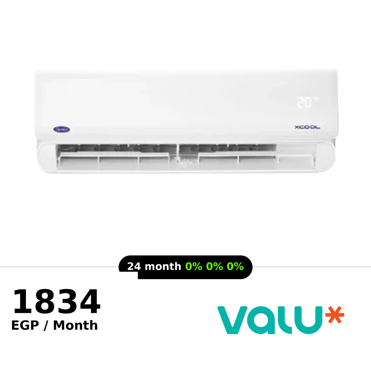 Carrier XCOOL 2.25HP Cool Only Split AC – 53KHEFT18N8-708F