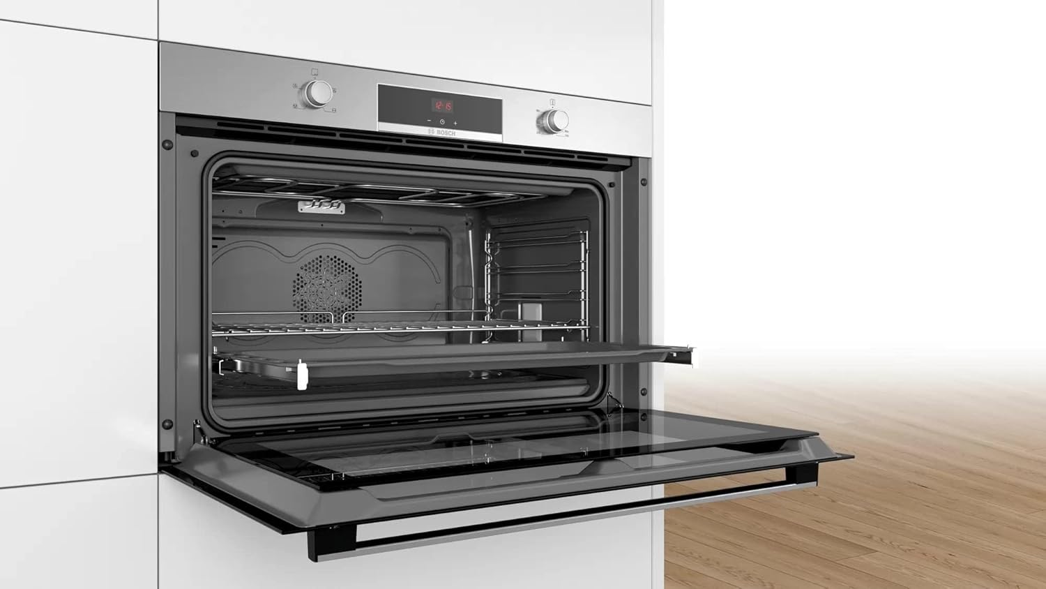 Bosch 90cm Built-In Gas Oven With Grill Electric Digital Stainless Steel - VGD553FR0