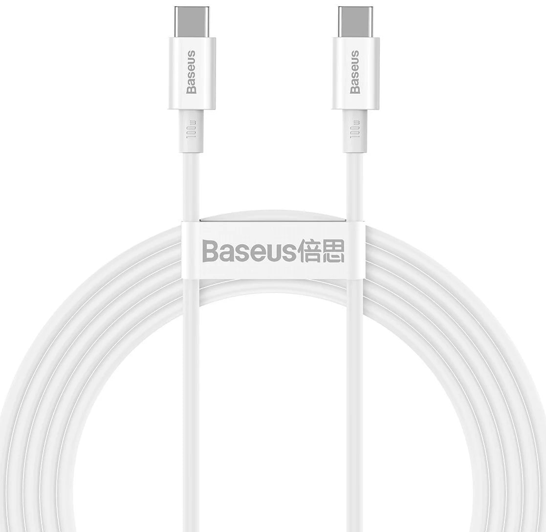 <tc>كابل شحن وبيانات USB-C إلى USB-C بقوة 100 واط من Baseus Superior Series بطول 2 متر</tc>