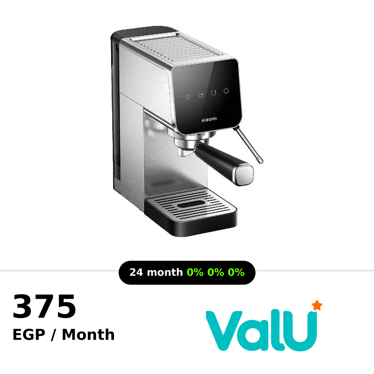 Xiaomi Semi-Automatic Espresso Machine 1350W - Silver ( International Warranty )