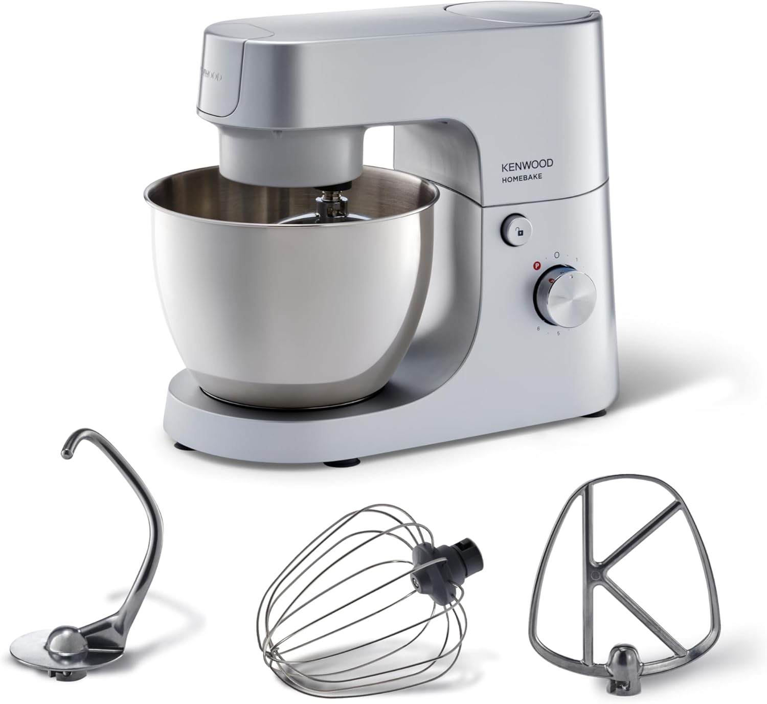 Kenwood Stand Mixer, 5 Liter, 1400 Watt KHH05.000SI - Silver
