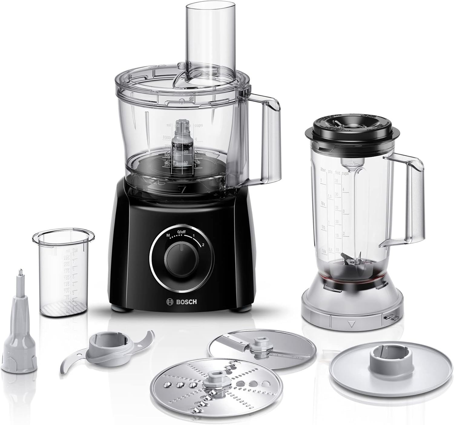 Bosch Food processor, 800 watt, 30 Functions, Black - MCM3201B