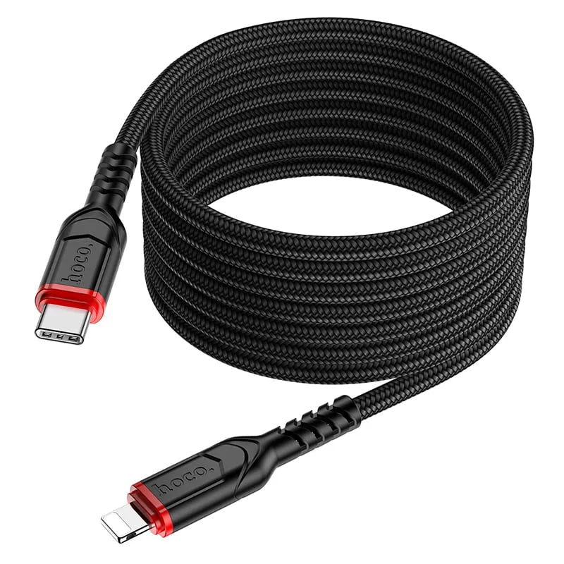 X59 Victory PD charging data cable iP(L=2M) - Black