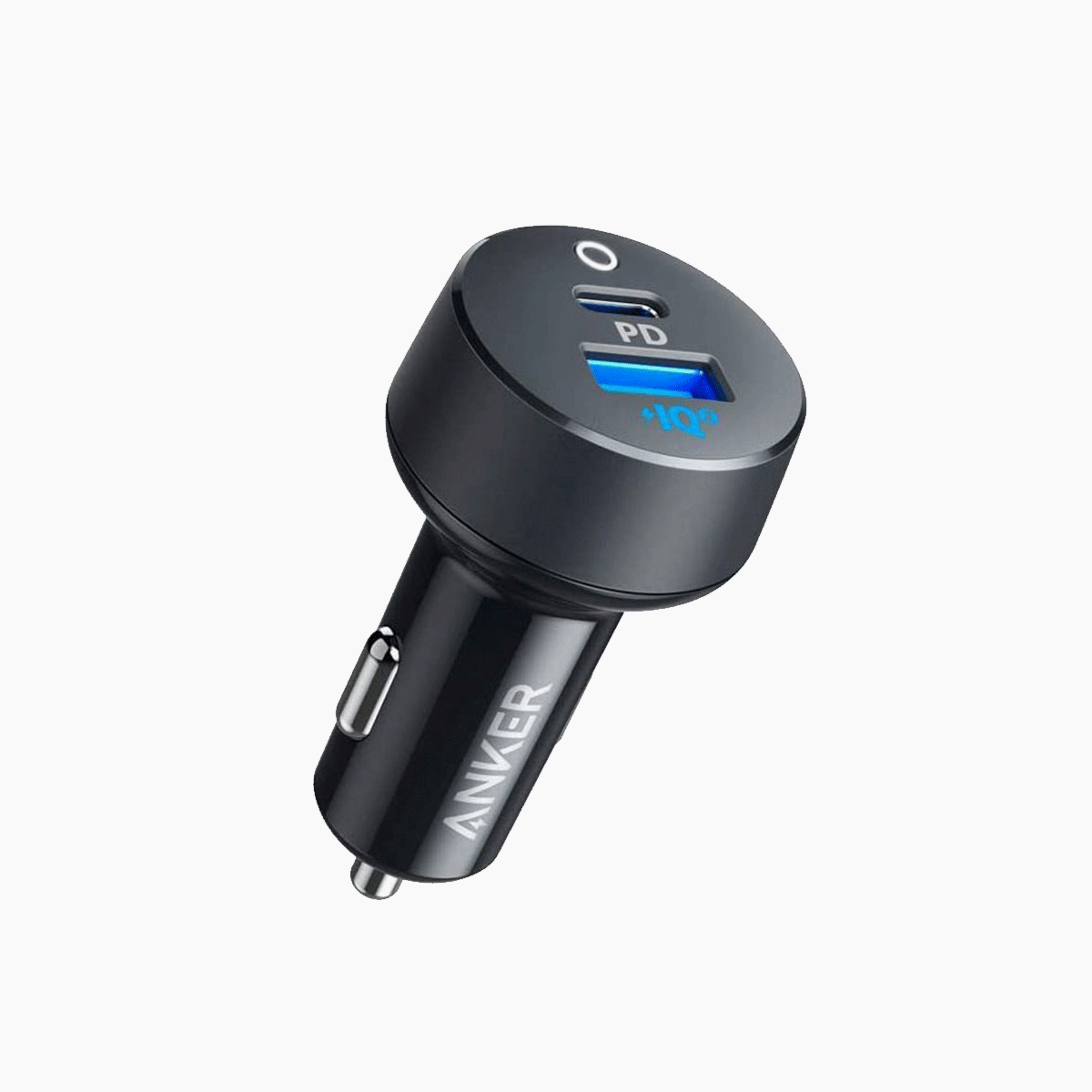 <tc>شاحن سيارة Anker PowerDrive PD+2، أسود</tc>