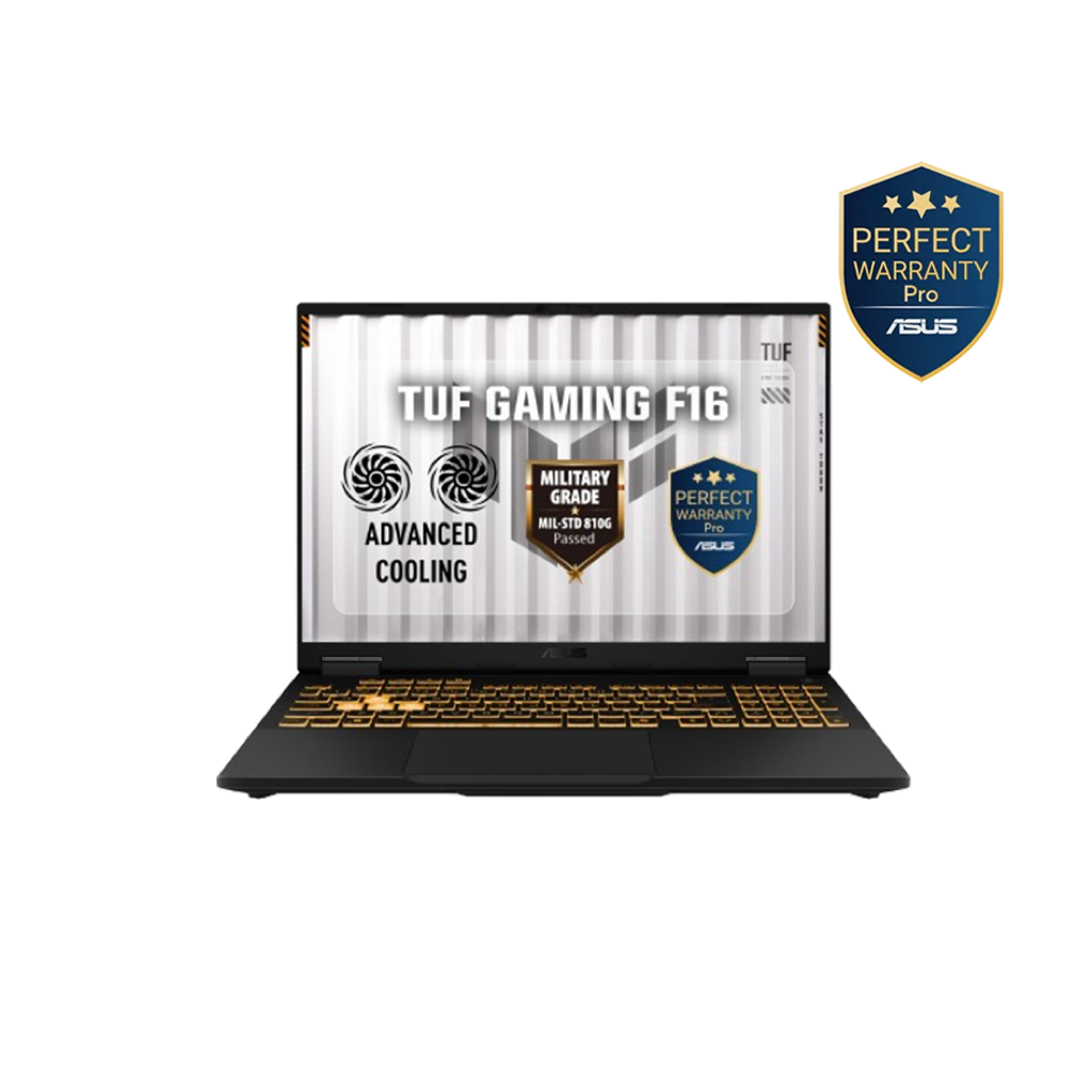 ASUS TUF Gaming F16 FX608JHI-TU655W, Intel Core I5 14450HX,16GB DDR5 , 512GB SSD, 16 Inch,NVIDIA GeForce RTX 5050, 16-inch WUXGA 144Hz, Win11H
