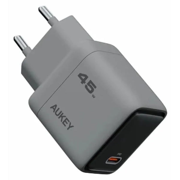 <tc>شاحن AUKEY Comet بمنفذ تايب سي بقوة 45 واط، لون رمادي - PA-C2-GY</tc>