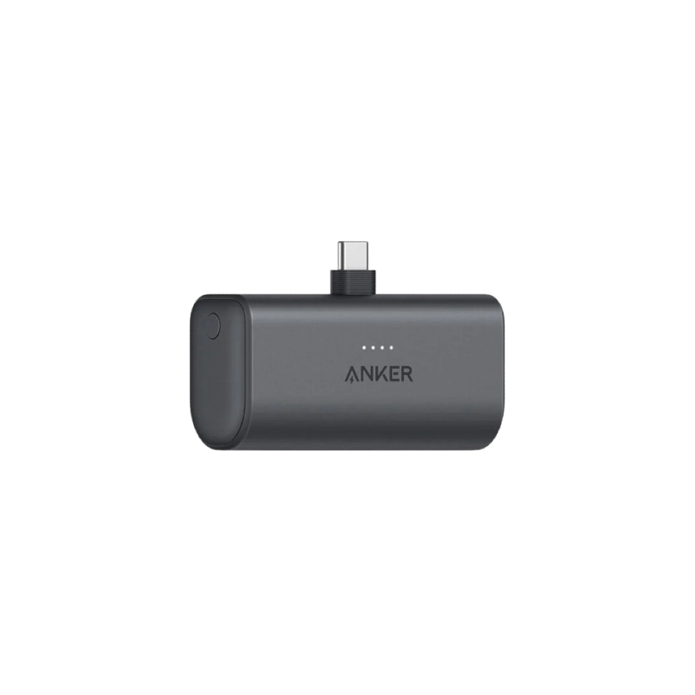 Anker Nano Power Bank 5,000 mAH 22.5W Built-In USB-C Connector - Black | A1653H11