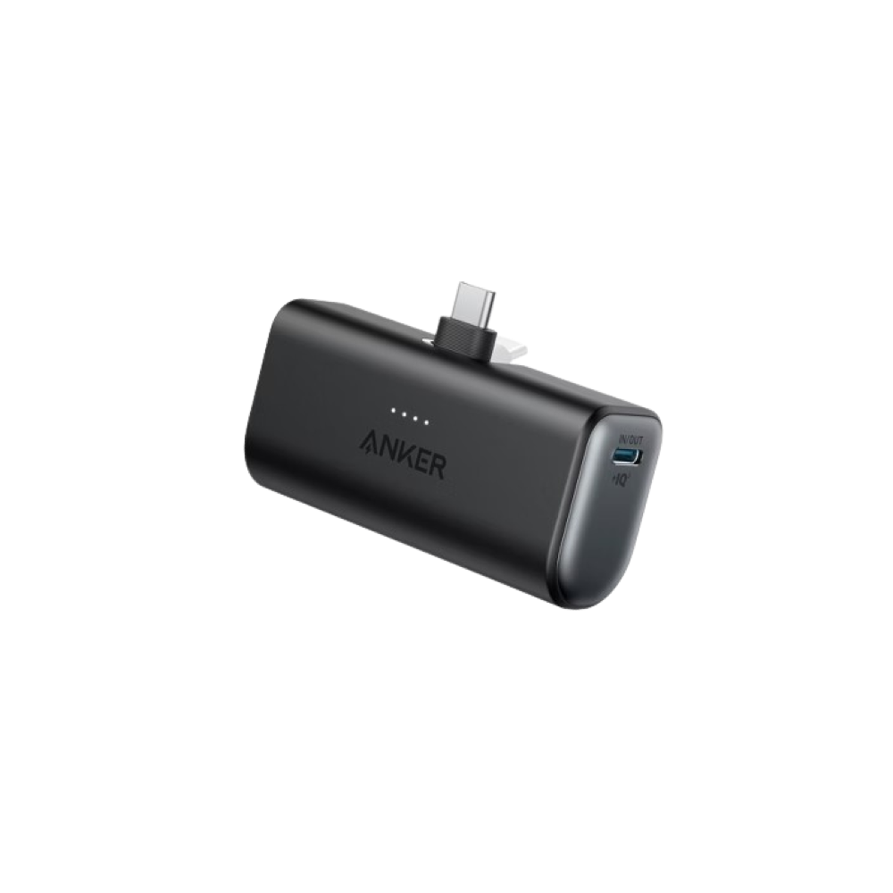 Anker Nano Power Bank 5,000 mAH 22.5W Built-In USB-C Connector - Black | A1653H11 xprs 