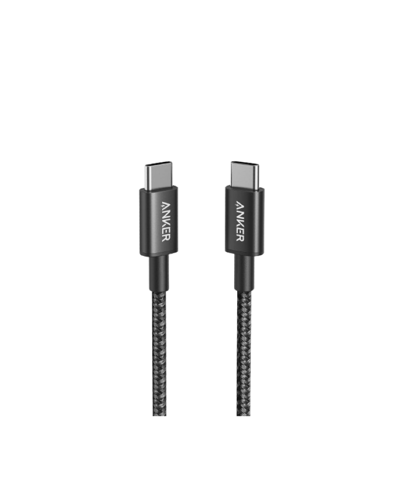 Anker Nylon Cable 322 USB-C to USB-C - 3.3ft - 60W - Black