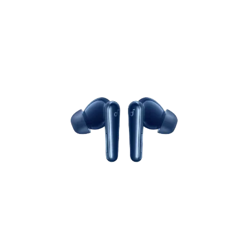 Anker Soundcore Liberty 5 blue wireless earbuds with sleek design, ideal for mobile and gaming audio needs