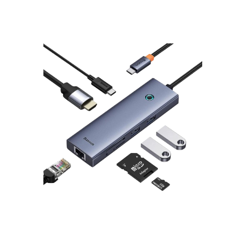 Baseus Flite Series 7-Port HUB Docking Station - Space Grey xprs