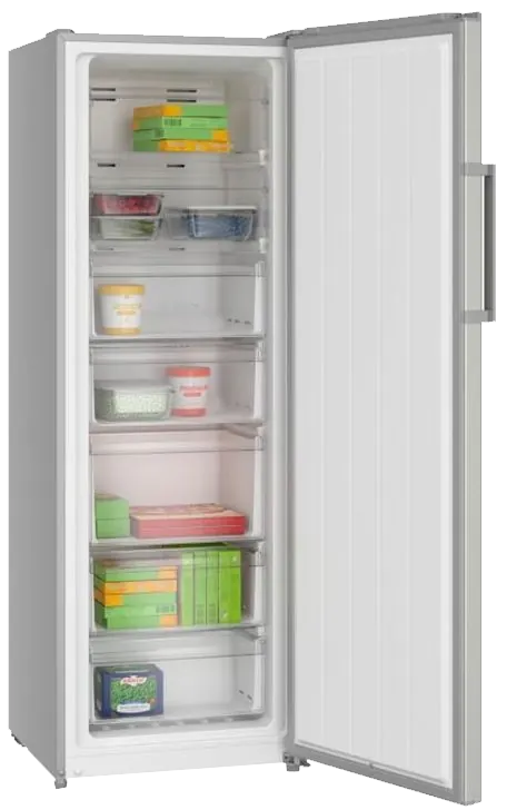 Bosch No Frost Upright Freezer, 7 Drawers, 2 Shelves, Digital Display, Silver - GSN33ALEE8