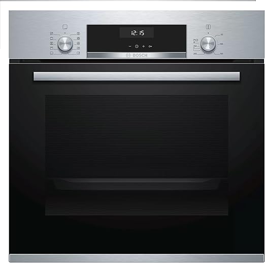 Bosch Serie 6 - Built-in Oven - Electric Oven 60cm - Black - Stainless Steel - Fan - HBJ558YS0G