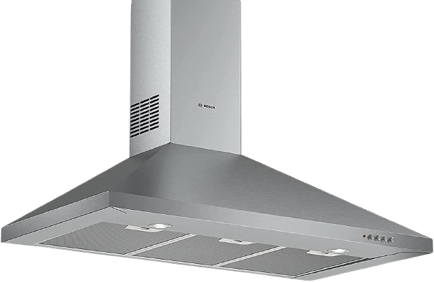 Bosch Kitchen Hood 90cm, 380 m³/h, Stainless Steel - DWP94CC50T