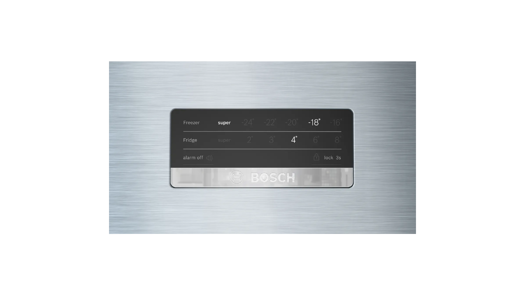 Bosch Refrigerator 581 Liter No Frost Stainless Steel KDN76XI3E8 open touch door