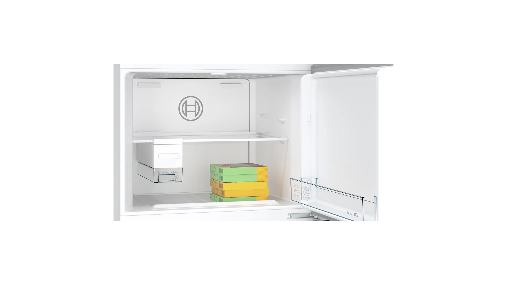 Bosch Refrigerator 581 Liter No Frost Stainless Steel KDN76XI3E8 with open door 2