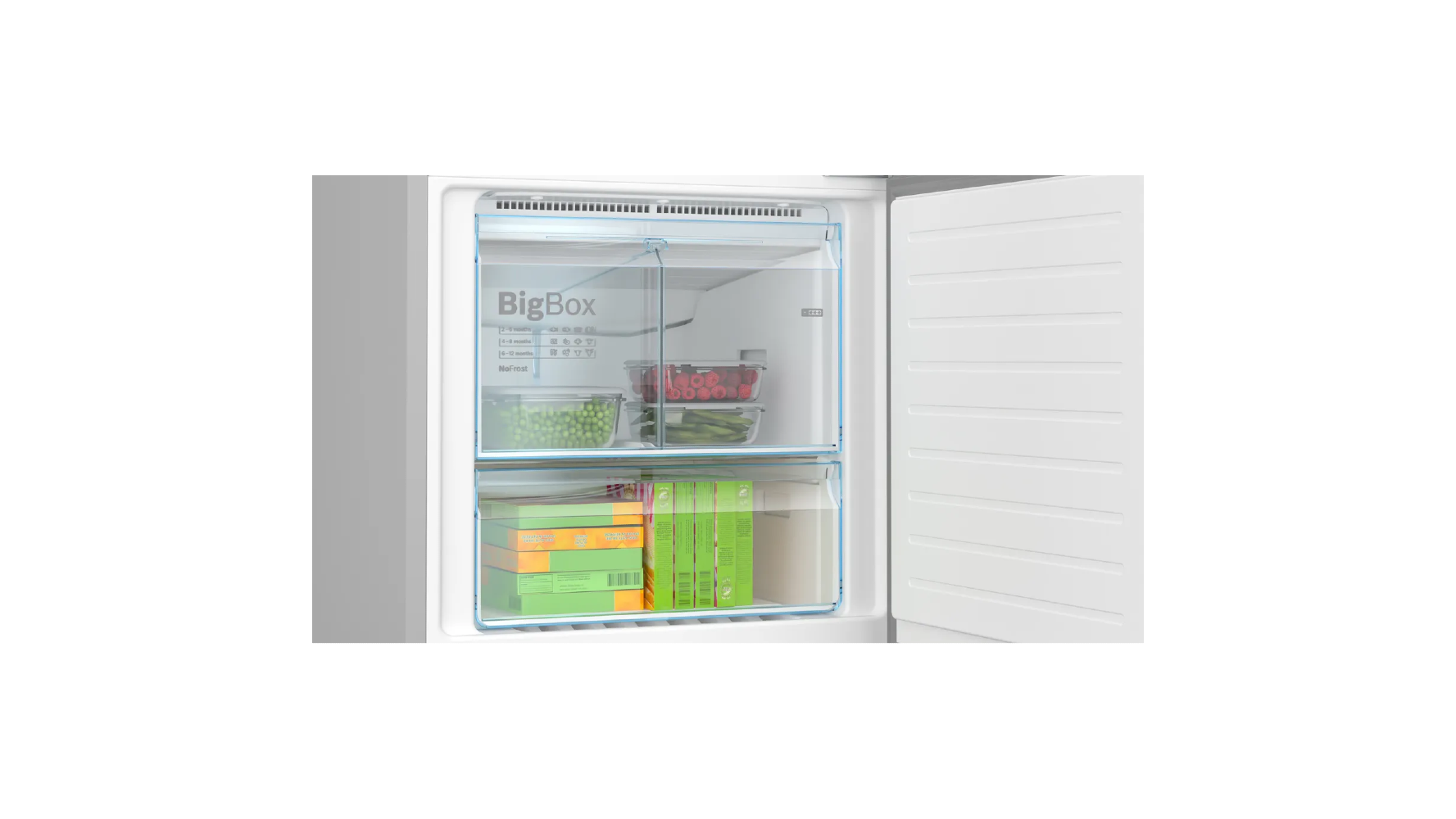 Bosch Serie 4 free-standing bottom Freezer Refrigerator- 505 liters - Stainless steel KGN56CI30U xprs 2