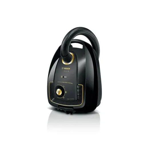Bosch Series 4 Bagged Vacuum Cleaner, 2000 Watt, Black and Gold - BGL38GOLD