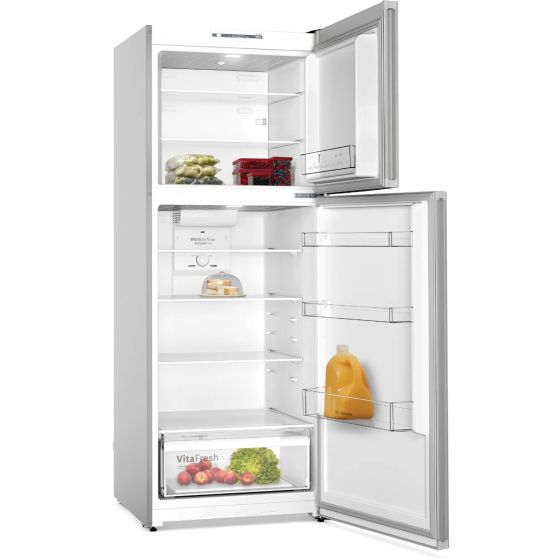 Bosch Series 4 No Frost Refrigerator, 453 Liters, Inox - KDN55NL2E8