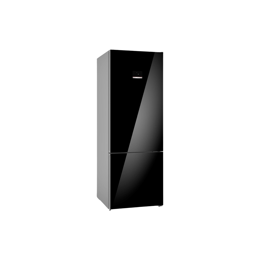 Bosch Series 6 Bottom Freezer Refrigerator, 508 Liters, No Forst, Black - KGN56LB3E9