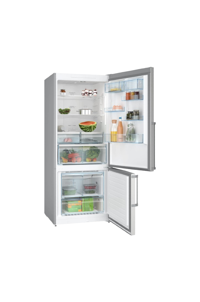 Bosch Series 6 Digital No Frost Refrigerator, 526 Liter, Stainless Steel - KGN76CI3E8 xprs 