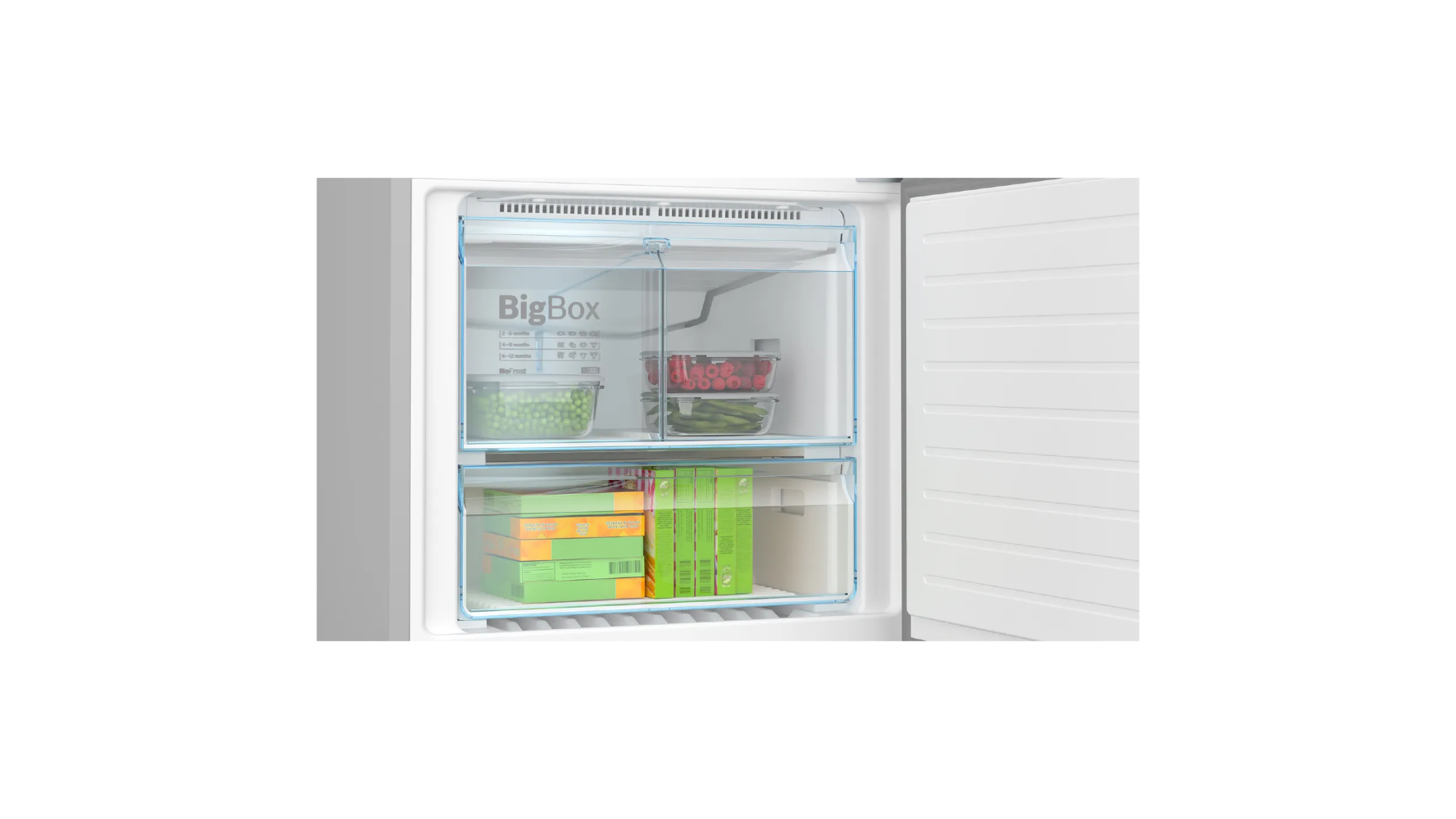 Bosch Series 6 Digital No Frost Refrigerator, 526 Liter, Stainless Steel - KGN76CI3E8 xprs 4