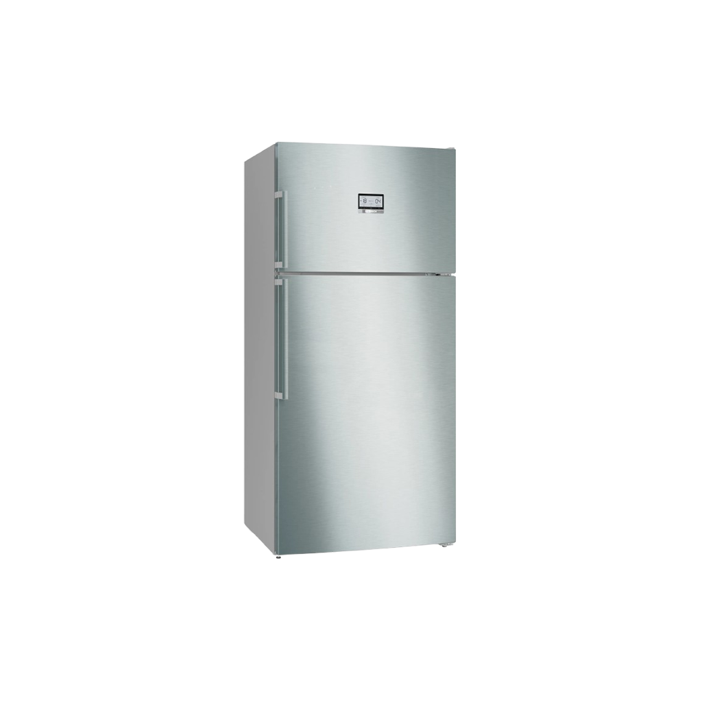 Bosch Series 6, free-standing fridge-freezer with freezer at top, 186 x 86 cm, inox-easy clean KDN86AI3E9