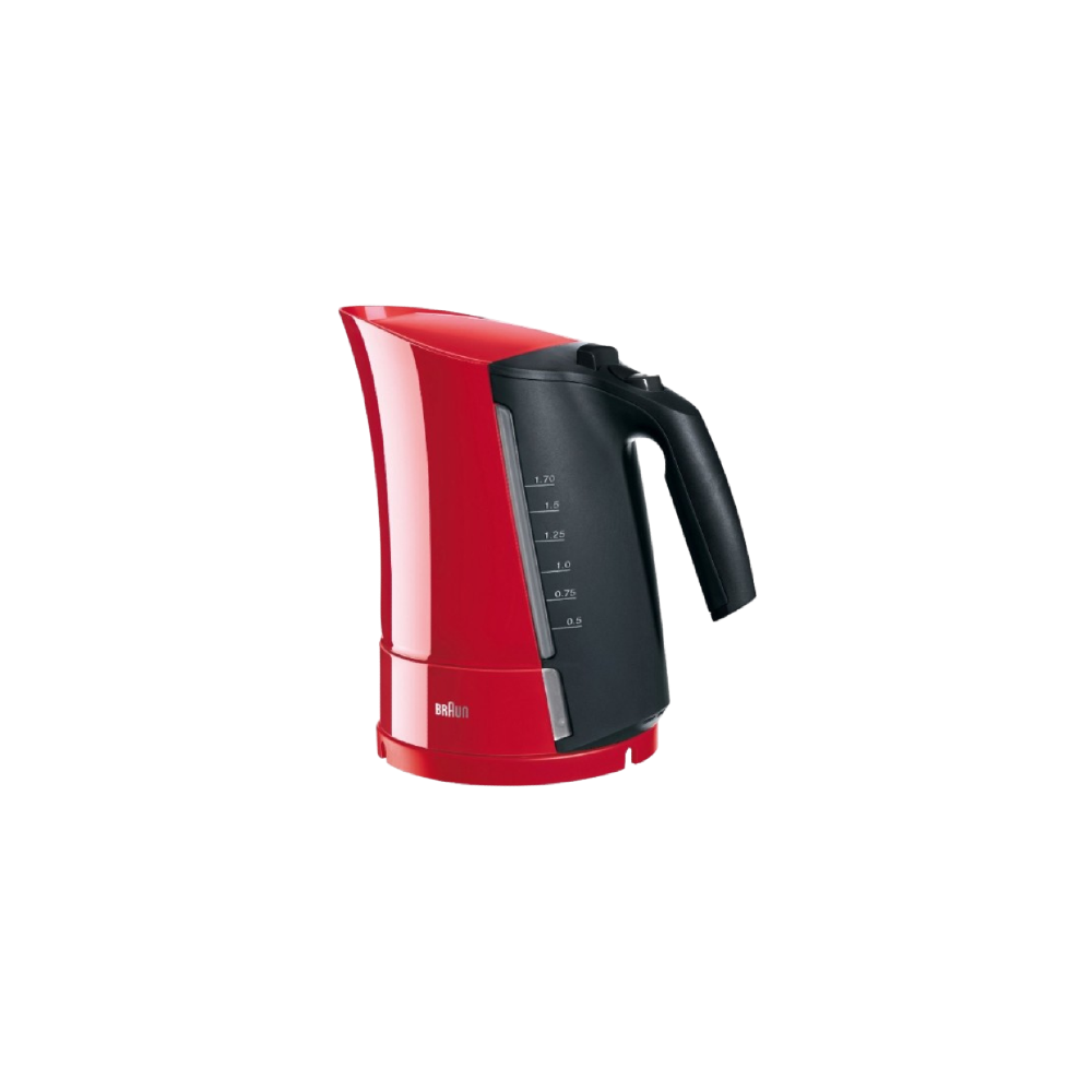Braun Electric Kettle, 1.7 Liter, 2200 Watt, Red - WK300 xprs 3