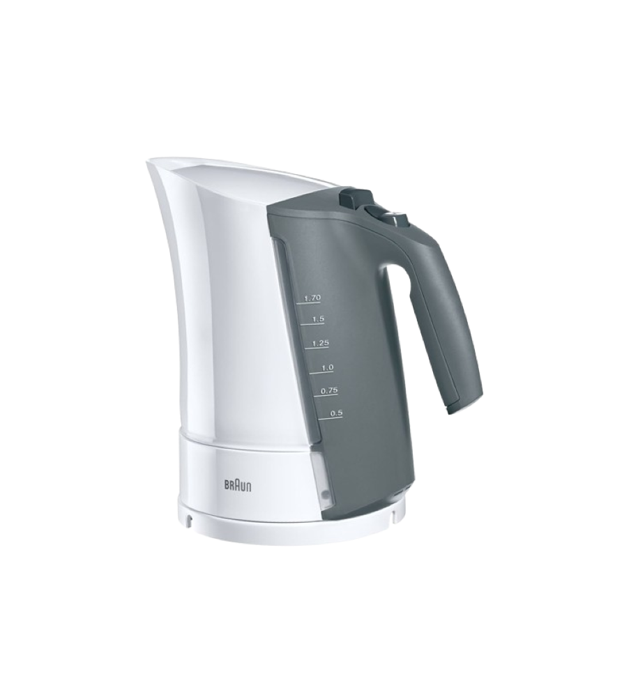 Braun Electric Kettle, 1.7 Liter, 2200 Watt, White - WK300 xprs