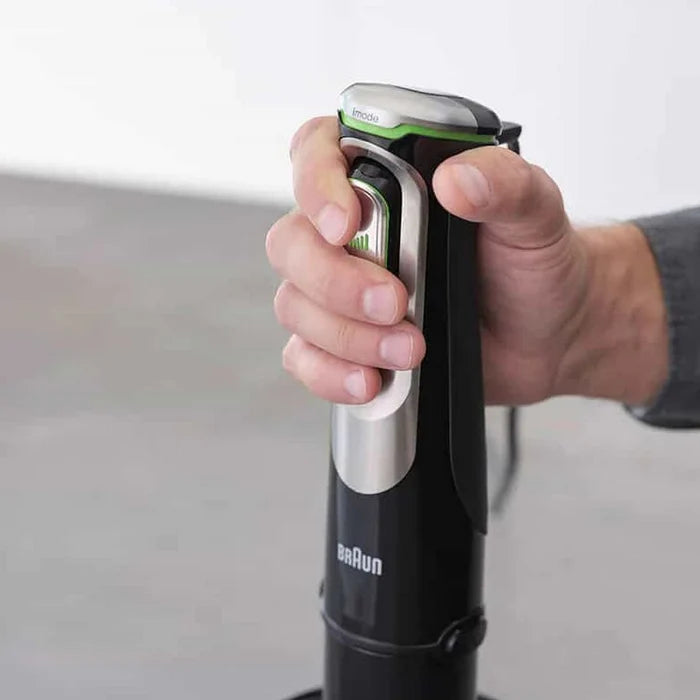 Braun Multiquick 9 Hand Blender Set 1200Watt - Black/ Silver  (MQ91497X)