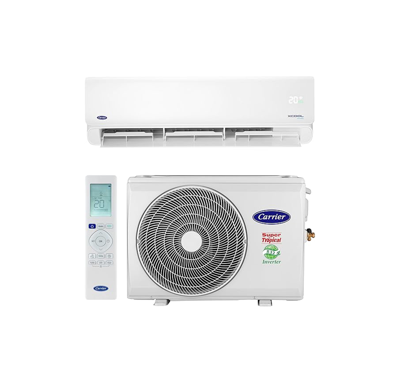 Carrier XCOOL 1 5HP Split Air Conditioner Cool Only 53KHEFT12N8-708F