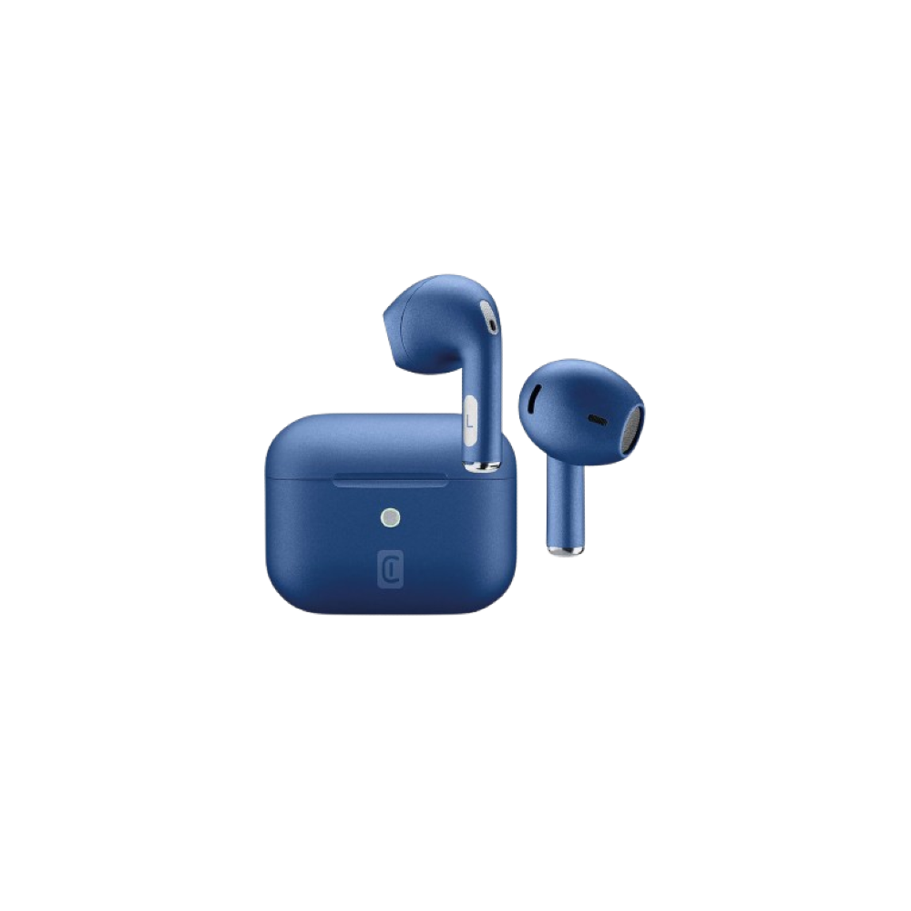 CellularLine Crystal Earphones TWS ENC - Blue