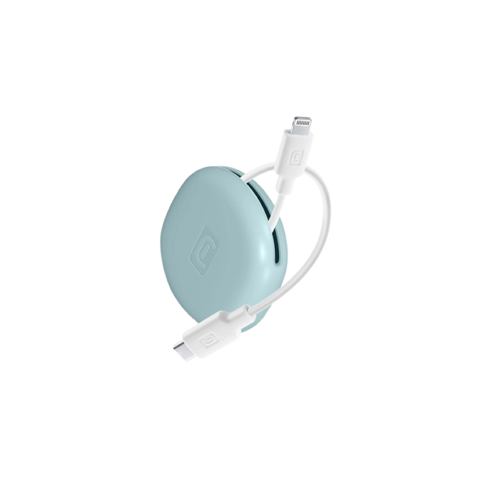 Cellularline Bag Cable USB-C to Lightning - White and Blue