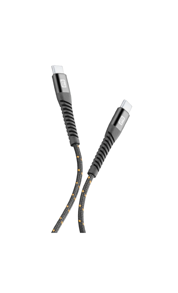 Cellularline TETRA FORCE USB-C to USB-C Cable 1.2M - Black xprs 0