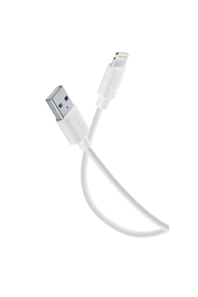 Cellularline USB-A to Lightning 1.2M - White