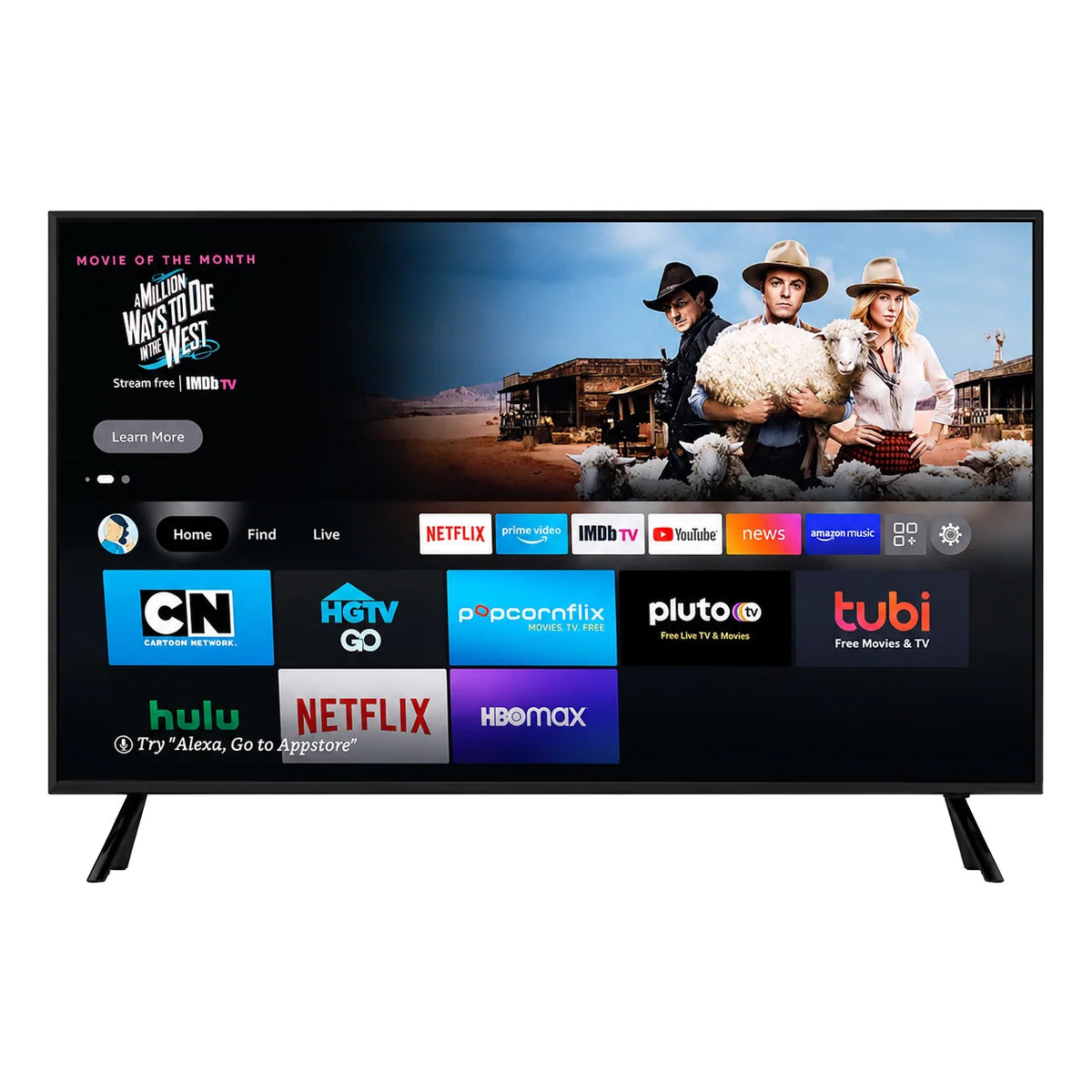 Pluto 85" LED 4K Frameless Smart Android TV - Shatterproof - KUD85AG-DK8
