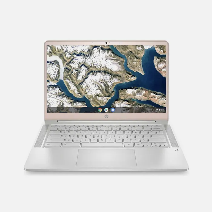 HP Chromebook 14a-na0702ds 14" HD Laptop Intel Celeron N4120 1.1 GHz up to 2.6 GHz Intel UHD 600 4GB LPDDR4 128GB eMMC Chrome OS