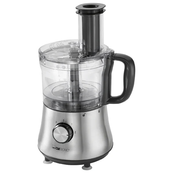Clatronic Food Processor 500W - Stainless Steel/Black - KM 3646