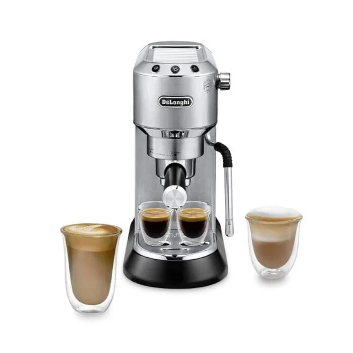 DeLonghi Dedica Arte Espresso Coffee Machine EC885 M variety of drinks