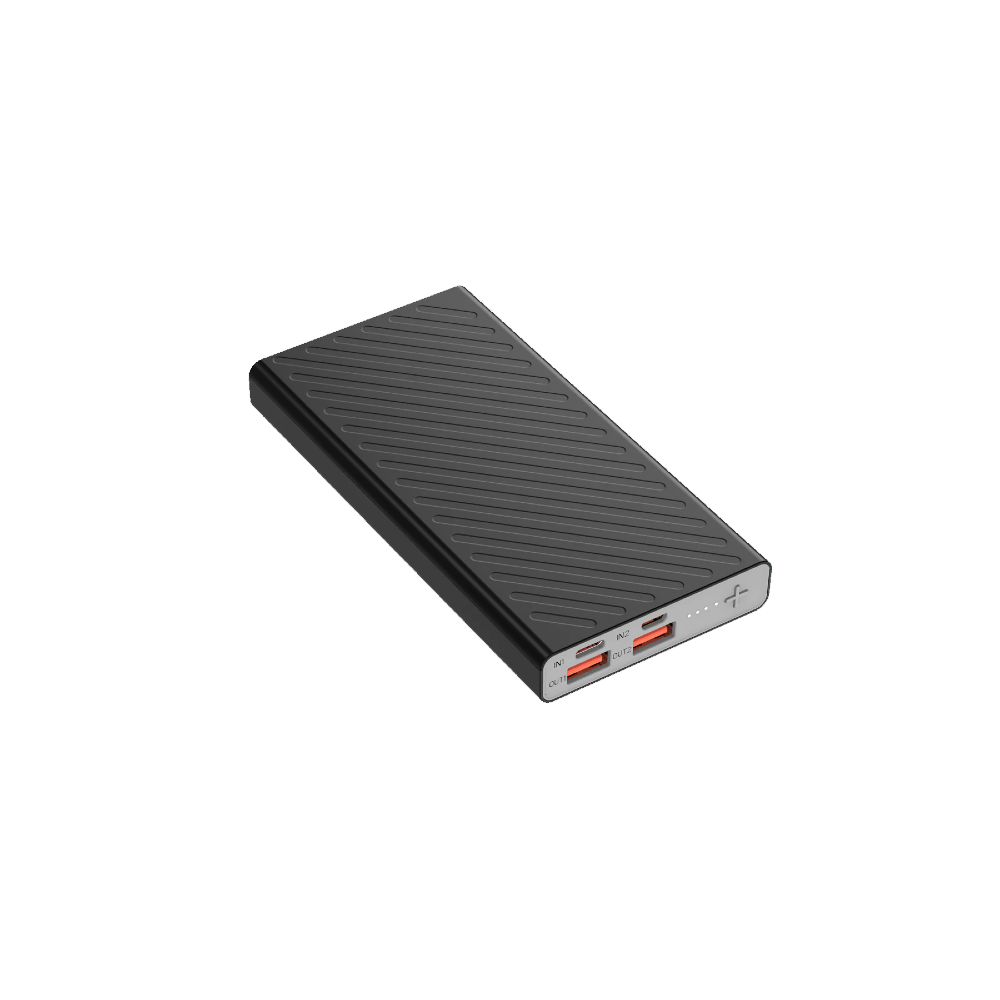 E-train Power Bank 10,000 Mah, Dual Input & Output Total power 10.5W - Black