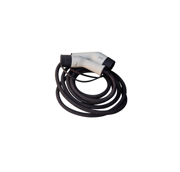 Recharged by Infinity EV Charger Cable type 2 to type 2 (5-meter Cable 32A 22kW, EV European standard Plug)
