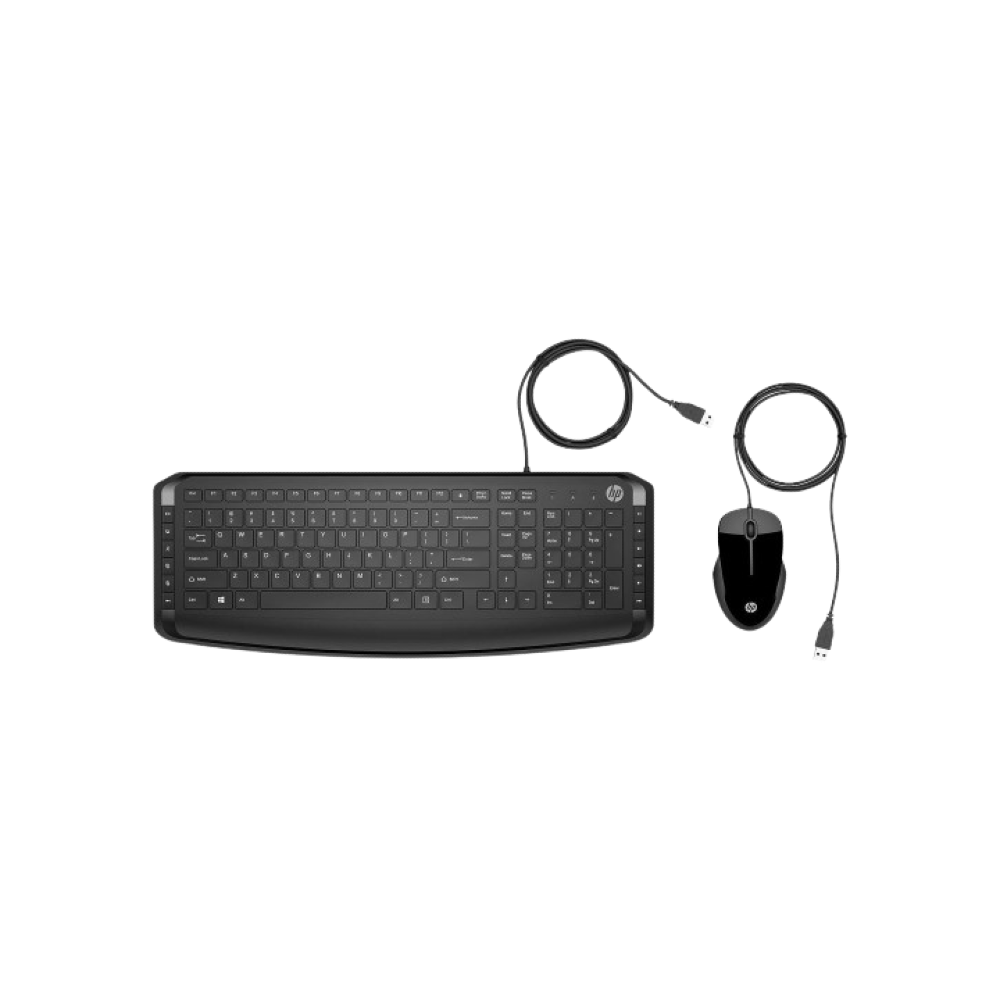 HP Wired Keyboard and Mouse 200 Black xprs