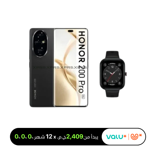 <tc>Honor 200 Pro بشريحتي اتصال - 512 جيجا، 12 جيجا رام، شبكة الجيل الخامس (ضمان الوكيل) + ساعة Honor Choice Watch</tc>