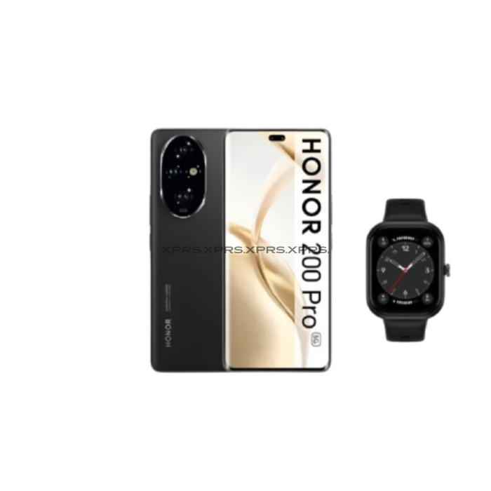 Honor 200 Pro Dual SIM - 512GB, 12GB RAM, 5G (ضمان الوكيل) + Honor Choice Watch