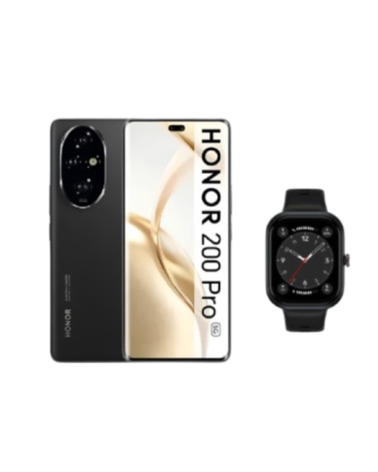 Honor 200 Pro Dual SIM - 512GB, 12GB RAM, 5G (ضمان الوكيل) + Honor Choice Watch