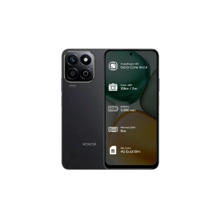 Honor X7c 4G - 256GB, 8GB RAM (ضمان الوكيل)