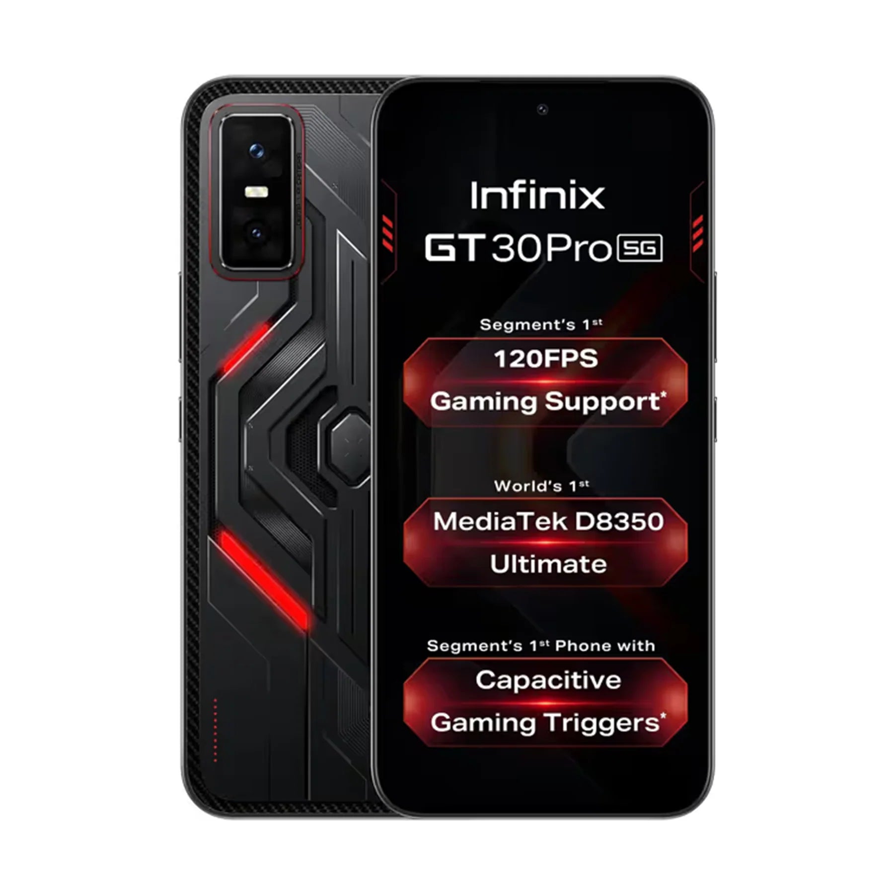 Infinix GT 30 Pro 5G  12GB Ram 512GB  Dark Flare (ضمان الوكيل)